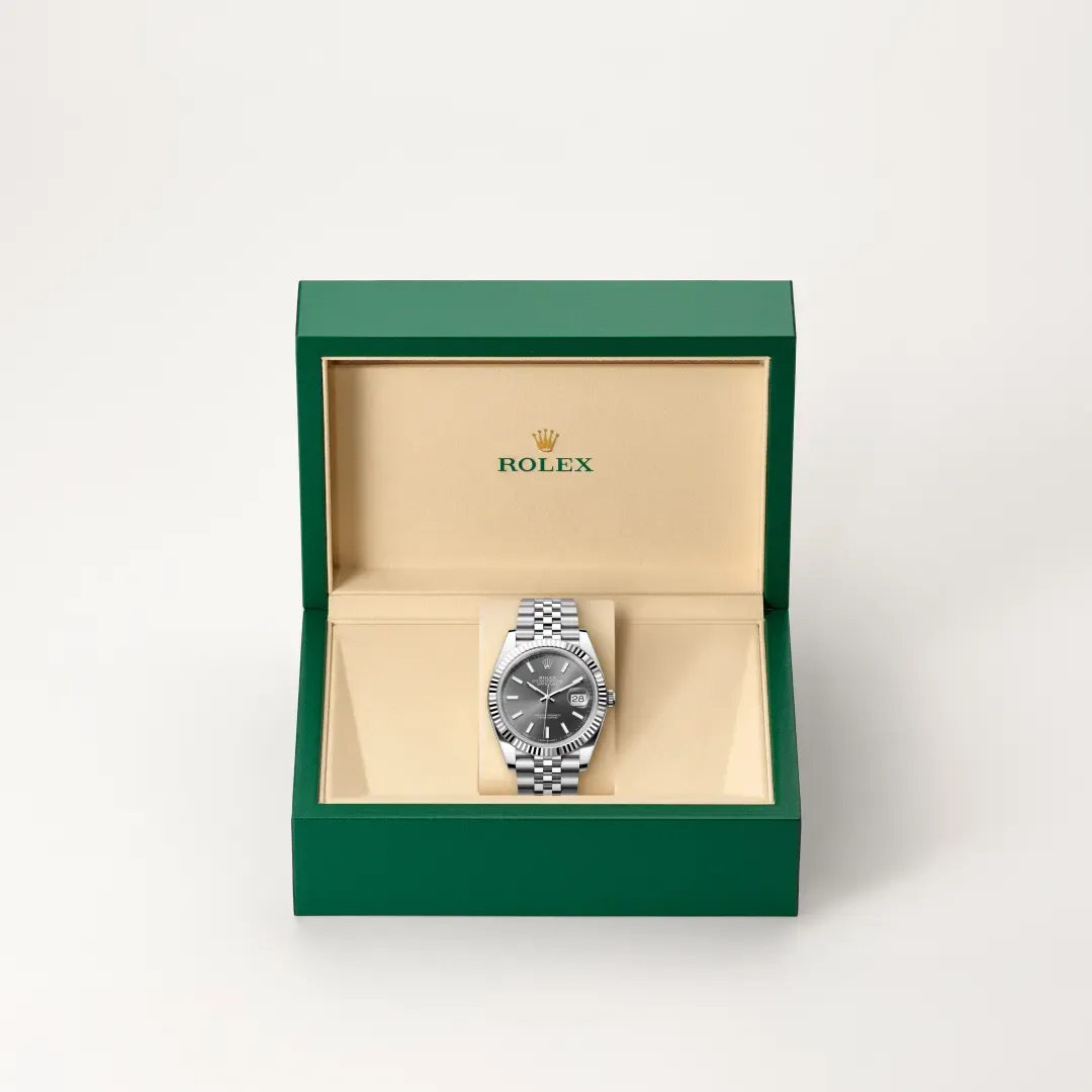 Rolex Datejust 41 aço, M126334-0014 | Dryzun Joias